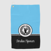 Aangepaste Naam Golf Handdoek (Voorkant)