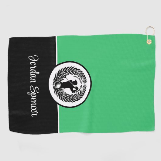 Aangepaste Naam Golf Handdoek (Horizontaal)