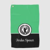 Aangepaste Naam Golf Handdoek (Voorkant)