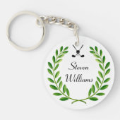 Aangepaste naam Golf-Sleutelhanger Sleutelhanger (Voorkant)