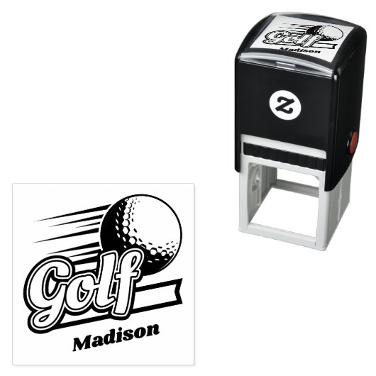 Aangepaste Naam Golf Zelfinktende Stempel (In situ)