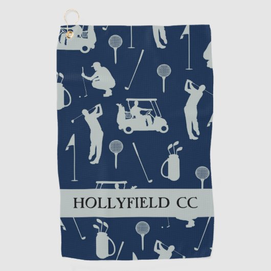 AANGEPASTE NAAM GOLFBAAN HANDDOEK (Voorkant)