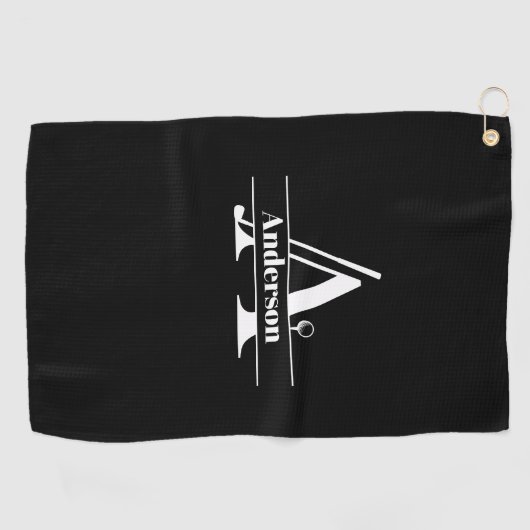 Aangepaste naam golfhanddoek (Horizontaal)