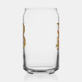 Aangepaste naam goud folie blush roze rozen letter blikvorm glas (Links)
