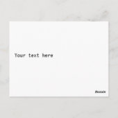 Aangepaste naam Goud Modern 50ste verjaardag Briefkaart (Achterkant)