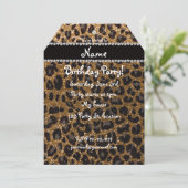 Aangepaste naam goudglittersplaat kaart (Staand voorkant)