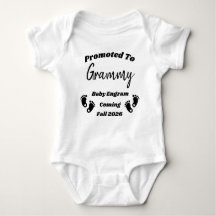 Aangepaste naam Grammy Promoted Baby Reveal Bodysu