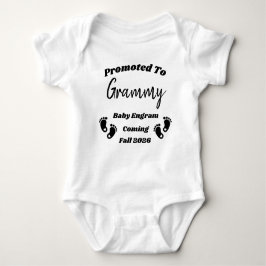 Aangepaste naam Grammy Promoted Baby Reveal Bodysu Romper
