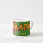 Aangepaste naam Granada Spanje Espresso Kop (Voorkant rechts)
