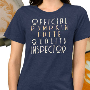 Aangepaste Naam Grappig Gezegde Pompoen Latte Herf Tri-Blend Shirt