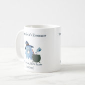 Aangepaste naam grappig sarcastisch spook drink ca koffiemok (Voorkant links)