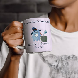 Aangepaste naam grappig sarcastisch spook drink ca koffiemok