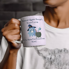 Aangepaste naam grappig spook drink cadeau koffiemok