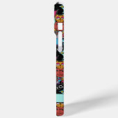 Aangepaste naam Grappige katten Illustratie Case-Mate iPhone Case (Achterkant / Links)