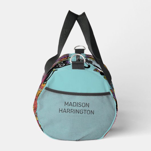 Aangepaste naam Grappige katten Illustratie Plunjezak (Rechts)