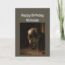 Aangepaste naam Grappige verjaardag niet oppakken