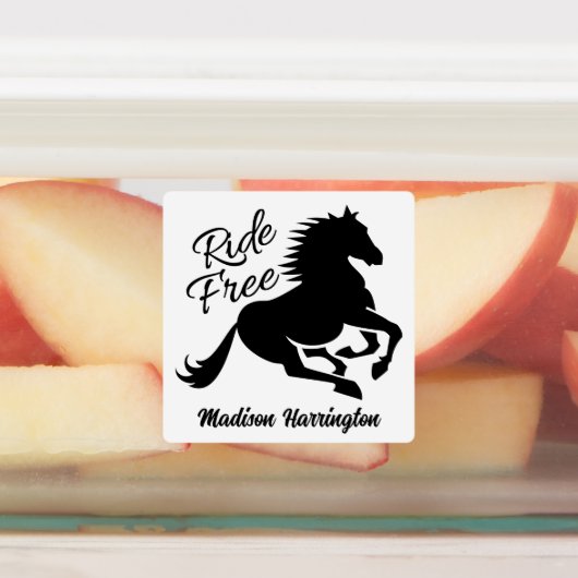 Aangepaste naam gratis labels (Aangebracht)