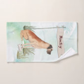 Aangepaste naam: Great Dane Pet Dog Bad Handdoek (Handdoek)