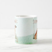 Aangepaste naam: Great Dane Pet Dog Koffiemok (Center)