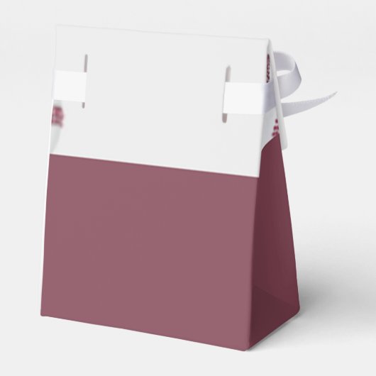 Aangepaste naam grijs baseball-patroon bedankdoosjes (Achterkant)