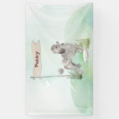 Aangepaste naam grijze portaalpagina spandoek (Verticaal)