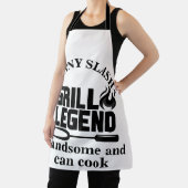 Aangepaste naam Grill legende chef-kok Schort (Insitu)