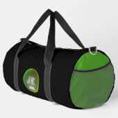 Aangepaste Naam Groen Geel Gym Bag JK 2025 Plunjezak (Rechterhoek)