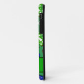 Aangepaste naam groen geveesdroogd kerstfeest Case-Mate iPhone case (Achterkant/links)