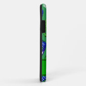 Aangepaste naam groen geveesdroogd kerstfeest Case-Mate iPhone case (Achterkant/rechts)