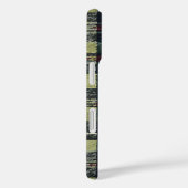 Aangepaste Naam Groen & Rood Plakken Case-Mate iPhone Case (Achterkant / Rechts)