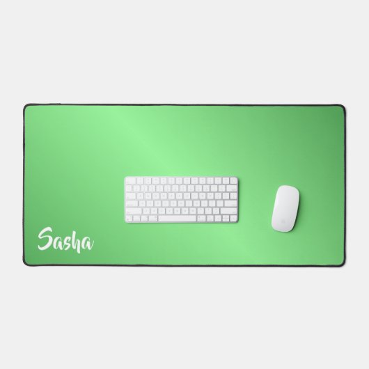 Aangepaste naam groen verloop bureaumat (Keyboard & Muis)