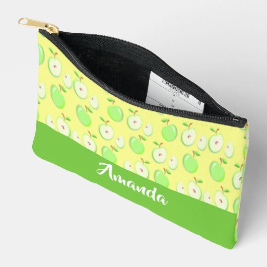 Aangepaste naam groene appels geel etui (Open)