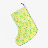 Aangepaste naam groene appels geel kleine kerstsok (Achterkant (Hangend))