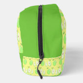 Aangepaste naam groene appels geel toilettasje (Rechts)