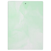 Aangepaste naam groene aquarel klembord (Achterkant)