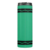 Aangepaste naam Groene Crayon Travel Mug Drink Tum Thermosbeker (Achterkant)