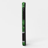 Aangepaste naam groene glitter roller derby Case-Mate iPhone case (Achterkant/links)