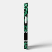 Aangepaste naam groene glittersplaat Case-Mate iPhone case (Achterkant / Rechts)