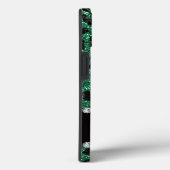 Aangepaste naam groene glittersplaat Case-Mate iPhone case (Achterkant / Rechts)