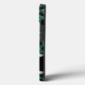 Aangepaste naam groene glittersplaat Case-Mate iPhone case (Achterkant / Links)