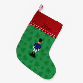 Aangepaste naam groene kerstbomen nootkraker kleine kerstsok (Voorkant (Hangend))