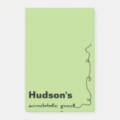 Aangepaste naam: Groene plakband Post-it® Notes (Voorkant)