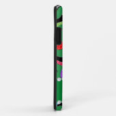 Aangepaste naam groene regenboogluipaard hoge hakk Case-Mate iPhone case (Achterkant/rechts)