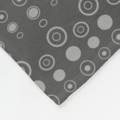 Aangepaste naam groene slangen grijze bellen fleece deken (Hoek)