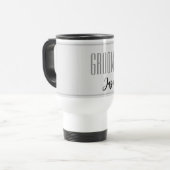 Aangepaste naam Groom Travel Mug Reisbeker (Voorkant links)