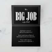 Aangepaste naam GROOMSMAN sjabloon FUNNY 005 (Binnen)