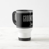 Aangepaste naam Groomsman Travel Mug Reisbeker (Voorkant links)