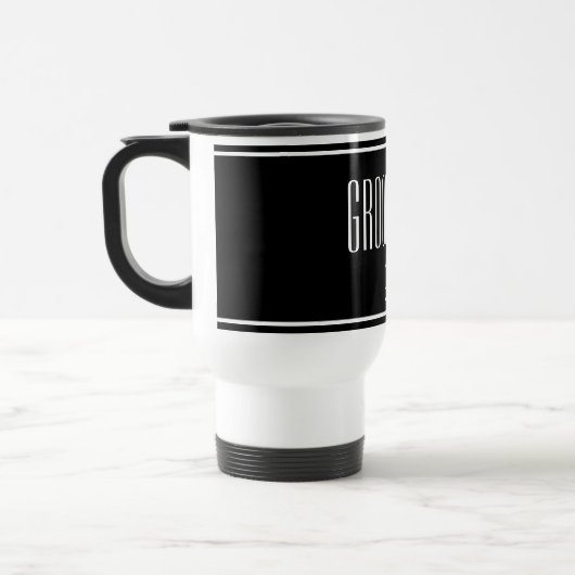 Aangepaste naam Groomsman Travel Mug Reisbeker (Links)