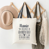 Aangepaste naam | Grootmoeder is oud voor dames Tote Bag