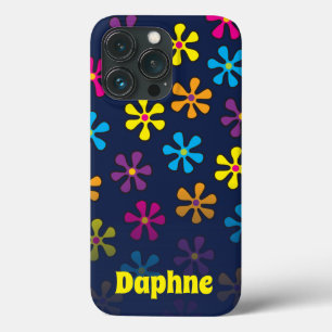 Aangepaste naam Groovy Hippie Flower Case-Mate iPhone Case